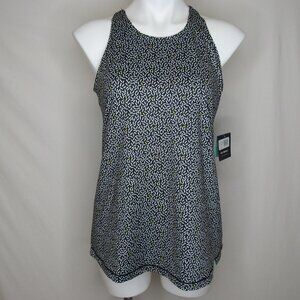 Tonik Black White Print Cycling Cross Back Sleeveless Bike Jersey New  Women's L